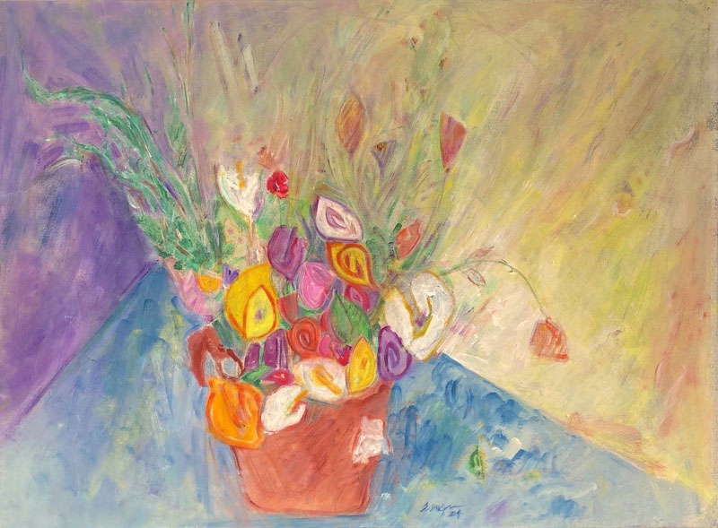 Arrangement 22 x 30 Acrylic on Wood