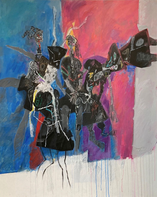 Convergence 60 x 48 Acrylic on Canvas
