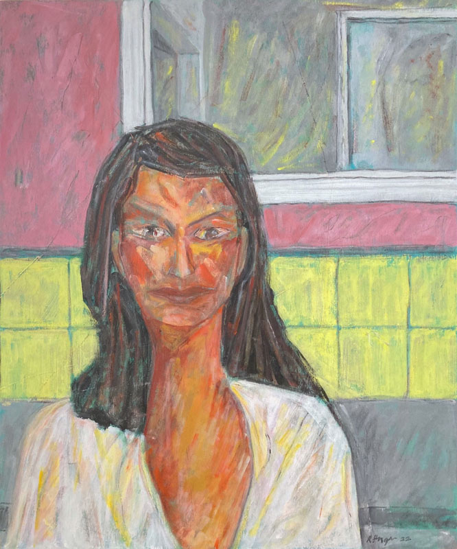 Mirror - Mirror 24 x 20 Acrylic on Wood