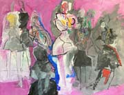 Council of the Light 55 x 71 Acrylic on Canvas