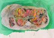 Man Examining Woman 46 x 66 Acrylic on Canvas 