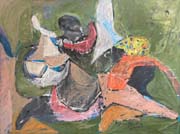 Reclining Figures 36 x 48 Acrylic on Canvas 