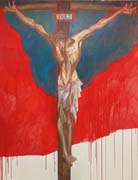 The Crucifixion (after Grunewald) 71 x 55 Acrylic on Canvas